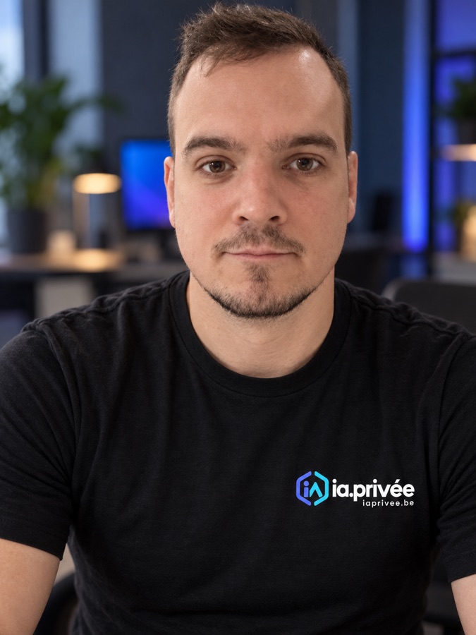 Quentin Steffen, fondateur d'IA Privée